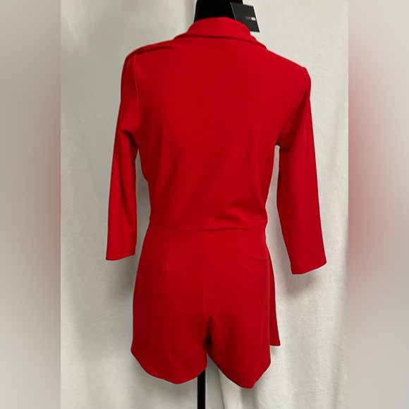 Risky business romper. Beautiful red color. With this you will look like a boss. - Picture 2 of 7